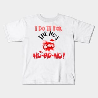 CHRISTMAS HO'S Kids T-Shirt